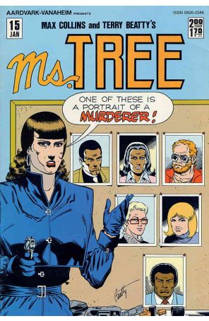 Ms. Tree 15 published by Aardvark-Vanaheim with cover art by Terry Beatty