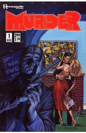 Murder 1 published by Renegade with cover art by Dan Day, David Day