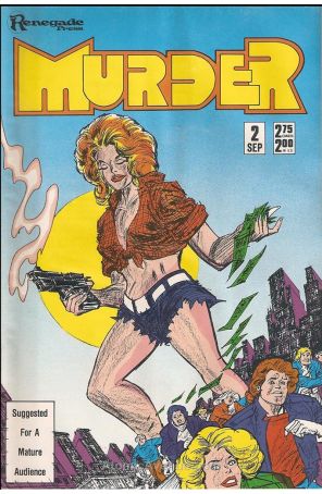 Murder 2 published by Renegade with cover art by Carmine Infantino
