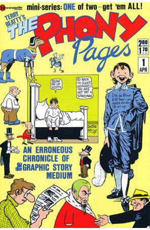 Phony Pages (Terry Beatty's) 1 published by Renegade with cover art by Terry Beatty