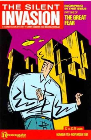The Silent Invasion 10 published by Renegade with cover art by Michael Cherkas