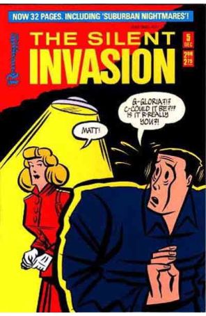 The Silent Invasion 5 published by Renegade with cover art by Michael Cherkas