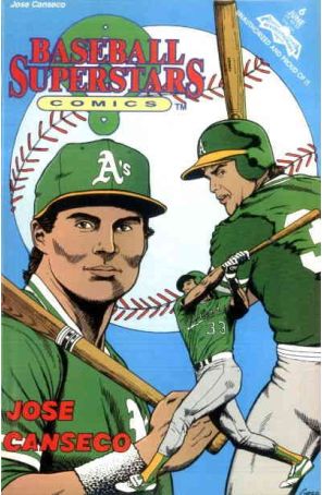 Baseball Superstars Comics 6 published by Revolutionary with cover art by Greg Fox