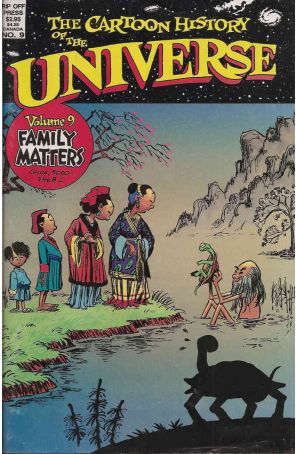 The Cartoon History of the Universe 9 published by Rip Off with cover art by Larry Gonick