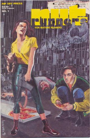 Nut Runners 1 published by Rip Off with cover art by Stuart Immonen
