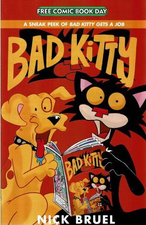 Bad Kitty (Roaring Brook) FCBD 2025 published by Roaring Brook with cover art by Nick Bruel