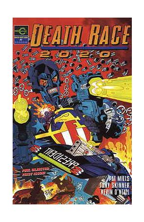 Death Race 2020 1 published by Roger Corman's Cosmic Comics with cover art by Kevin O’Neill