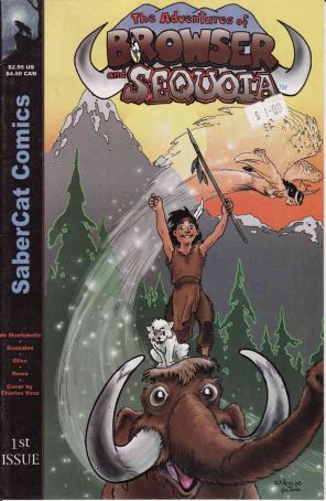 The Adventures of Browser And Sequoia 1 published by SaberCat with cover art by Charles Vess