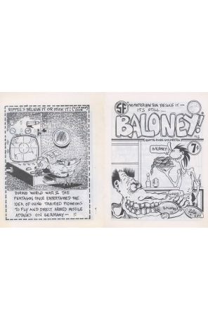 No Matter How Think You Slice It - It's Still Baloney 1 published by San Francisco with cover art by Ripp
