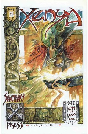 Xenya 2 published by Sanctuary with cover art by Richard Kane Ferguson