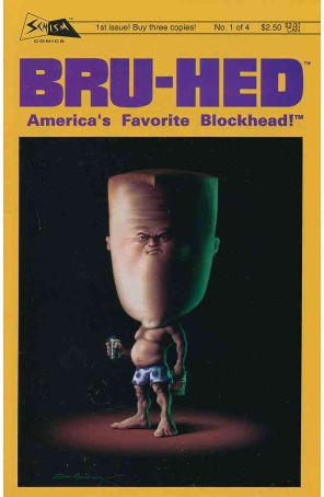 Bru-Hed 1 published by Schism with cover art by Dean Armstrong