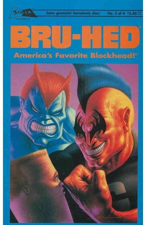 Bru-Hed 3 published by Schism with cover art by Dean Armstrong