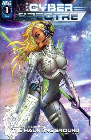 The Cyber Spectre 1B published by Scout with cover art by Jamie Tyndall