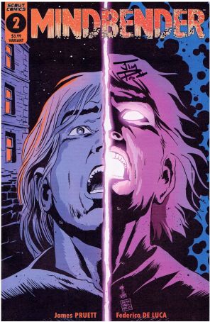 Mindbender 2A published by Scout with cover art by Francesco Francavilla