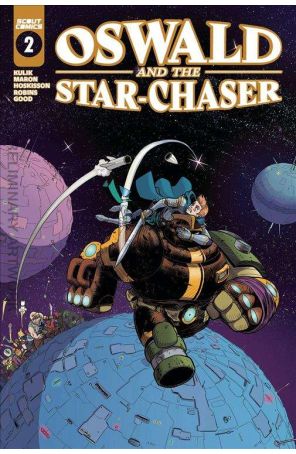 Oswald and the Star-Chaser 2 published by Scout with cover art by Tom Hoskisson
