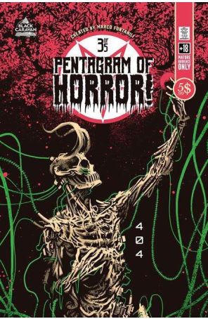 Pentagram of Horror! 3 published by Black Caravan with cover art by Marco Fontanili