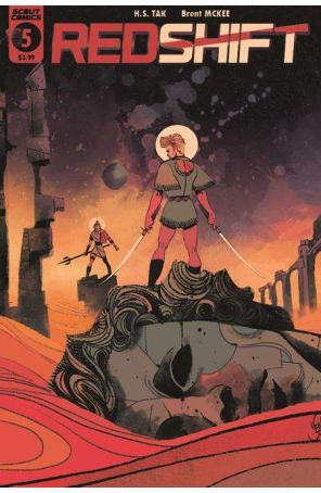 Red Shift 5 published by Scout with cover art by Amancay Nahuelpan