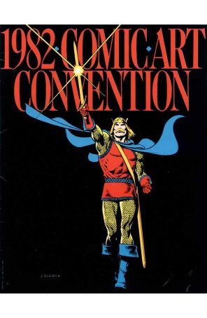The 1982 Comic Art Convention 1 published by Sea Gate with cover art by Brian Bolland