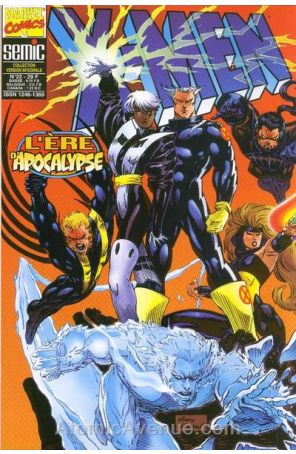 X-Men (Semic) 22 published by Semic with cover art by Andy Kubert