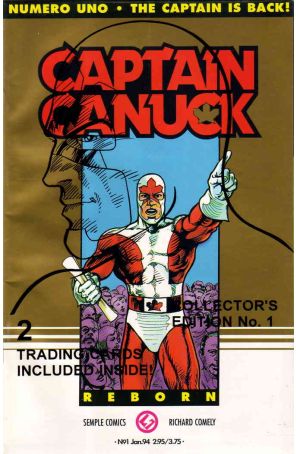 Captain Canuck Reborn 1 Gold Variant published by Semple