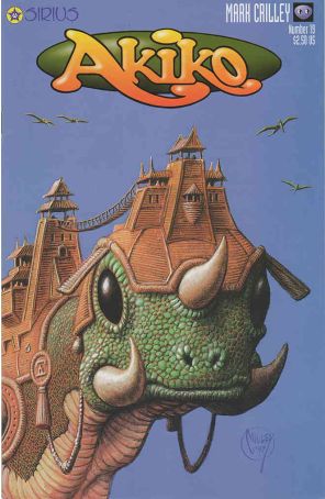 Akiko 19 published by Sirius with cover art by Mark Crilley