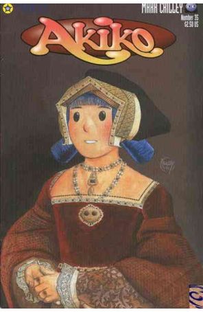 Akiko 35 published by Sirius with cover art by Mark Crilley