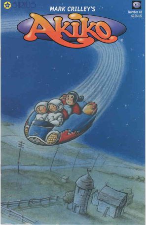 Akiko 48 published by Sirius with cover art by Mark Crilley
