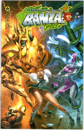 Banzai Girl 1 (2nd) published by Sirius with cover art by Hermes Tadeu and Al Rio (back cover)