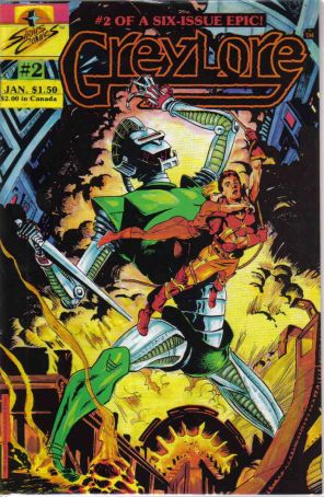 Greylore 2 published by Sirius with cover art by Bo Hampton
