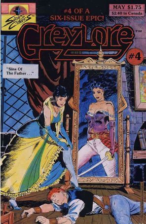 Greylore 4 published by Sirius with cover art by Bo Hampton