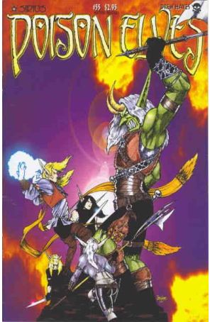 Poison Elves (Sirius) 55 published by Sirius with cover art by Drew Hayes