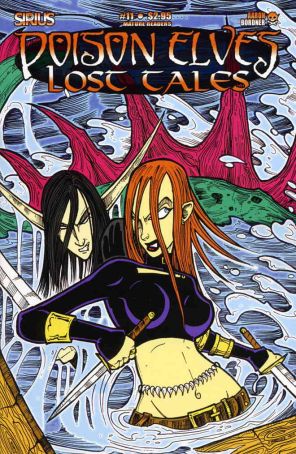 Poison Elves: Lost Tales 11 published by Sirius with cover art by Aaron Bordner