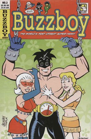 Buzzboy 3 published by Sky-dog with cover art by John Gallagher