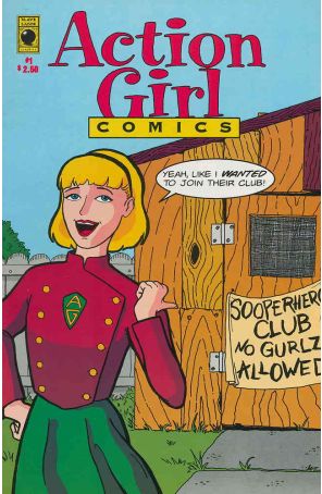 Action Girl Comics 1 published by Slave Labor with cover art by Sarah Dyer