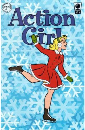 Action Girl Comics 17 published by Slave Labor with cover art by Sarah Dyer