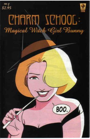 Charm School: Magical Witch Girl Bunny 1 published by Slave Labor with cover art by Elizabeth Watasin