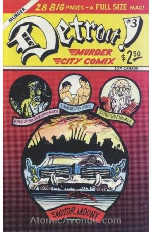 Detroit! Murder City Comix 3 published by Slave Labor