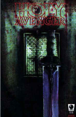 Holy Avenger 1 published by Slave Labor with cover art by Drew Tucker