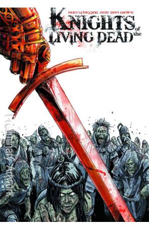 Knights of the Living Dead 1 published by Slave Labor with cover art by Dustin Higgins