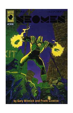 Neomen 2 published by Slave Labor with cover art by Frank Cirocco