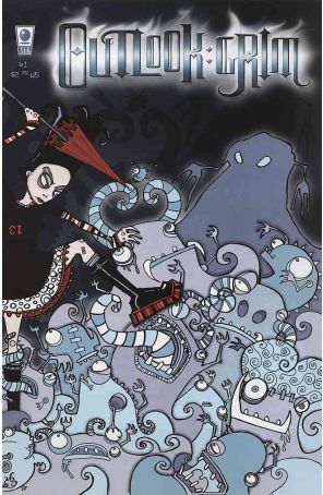 Outlook: Grim 1 published by Slave Labor with cover art by Black Olive