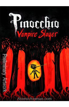 Pinocchio: Vampire Slayer TPB 1 published by Slave Labor with cover art by Dustin Higgins