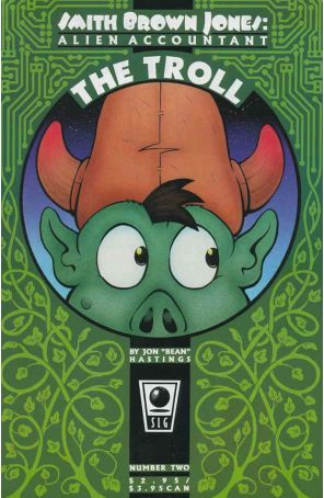 Smith Brown Jones: Alien Accountant 2 published by Slave Labor with cover art by Jon Hastings