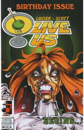 Olive Us Comic Book Greeting Cards 1 published by Smokin' Joe
