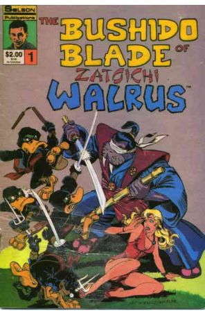 Bushido Blade of Zatoichi Walrus 1 published by Solson with cover art by Chuck Wojtkiewicz