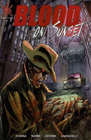 Blood on Sunset 1 published by Source Point with cover art by Arjuna Susini