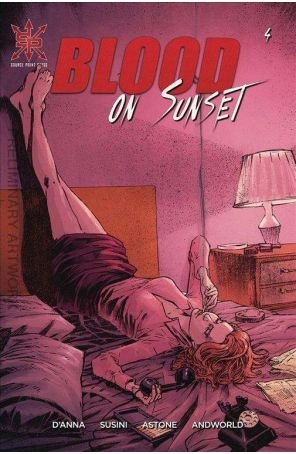 Blood on Sunset 4 published by Source Point with cover art by Arjuna Susini