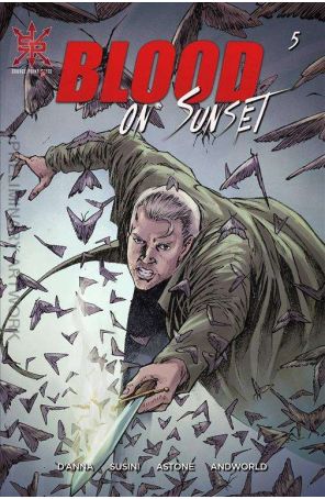 Blood on Sunset 5 published by Source Point with cover art by Arjuna Susini