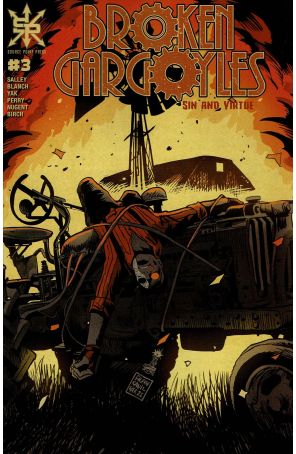 Broken Gargoyles: Sin and Virtue 3 published by Source Point with cover art by Francesco Francavilla