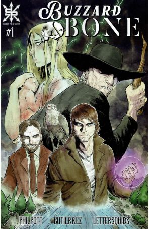 Buzzard and Bone 1 published by Source Point with cover art by Ryan Gutierrez